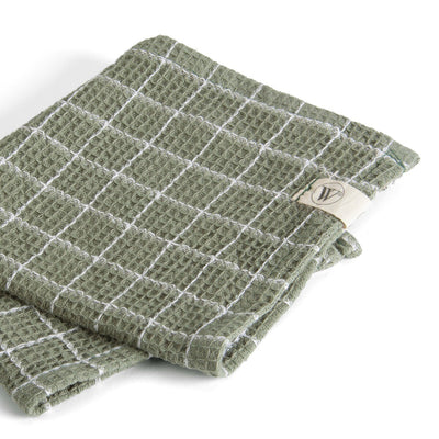 Walra Vaatdoek Dry with Cubes Army Green