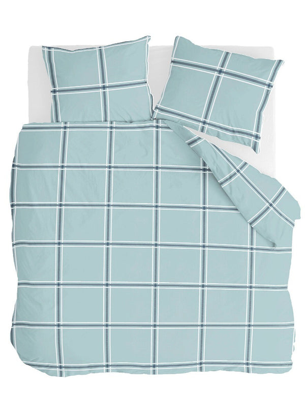 Walra Dekbedovertrek Soft Squares Blue