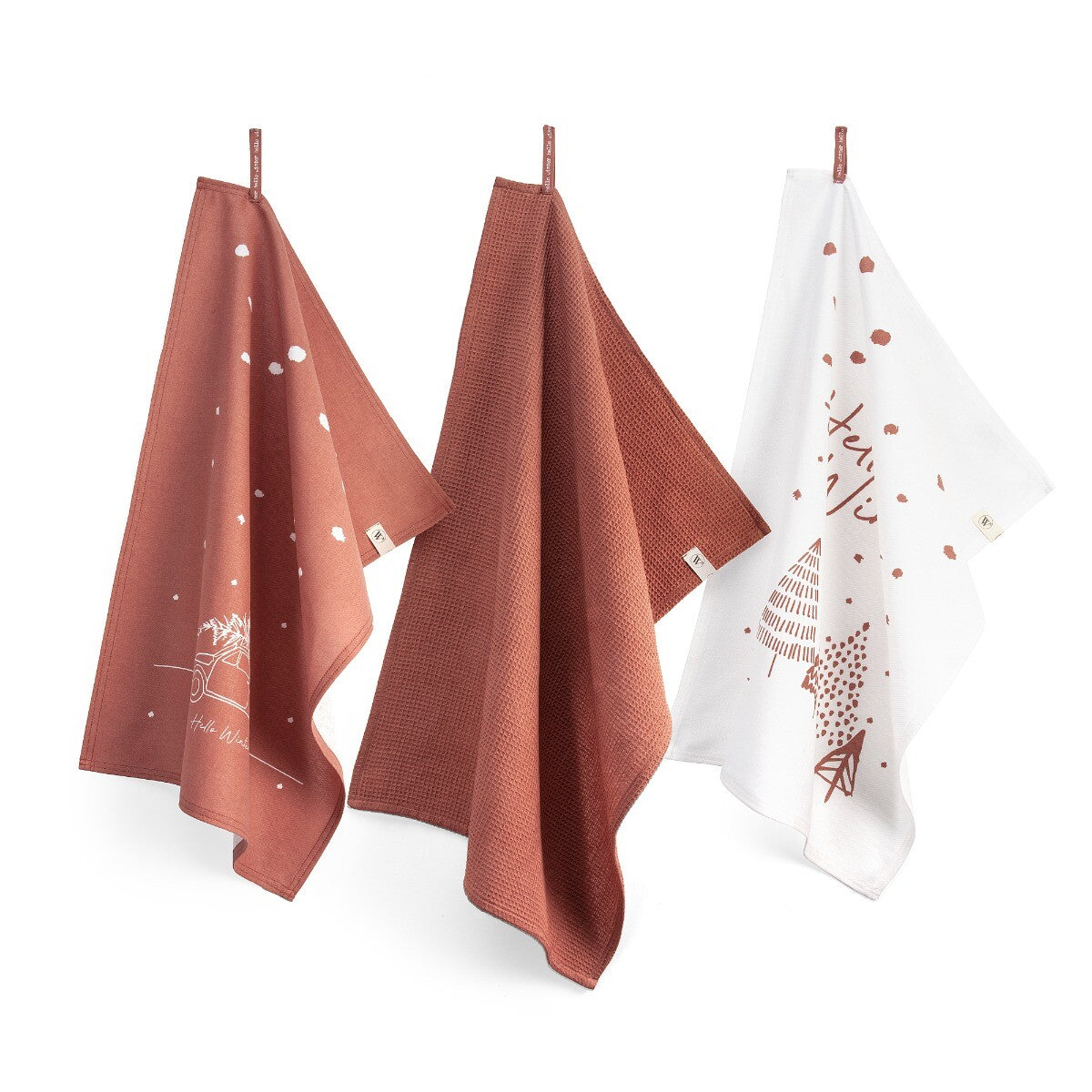 Walra Keukenset Hello Winter Terra 50x70 cm