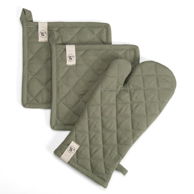 Walra Ovenwant Cook with a Smile Army Green 16x32 cm