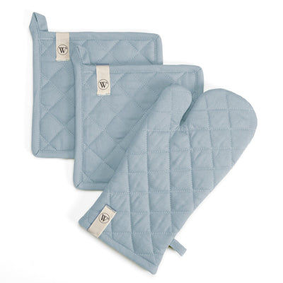 Walra Ovenwant Cook with a Smile Denim Blue 16x32 cm