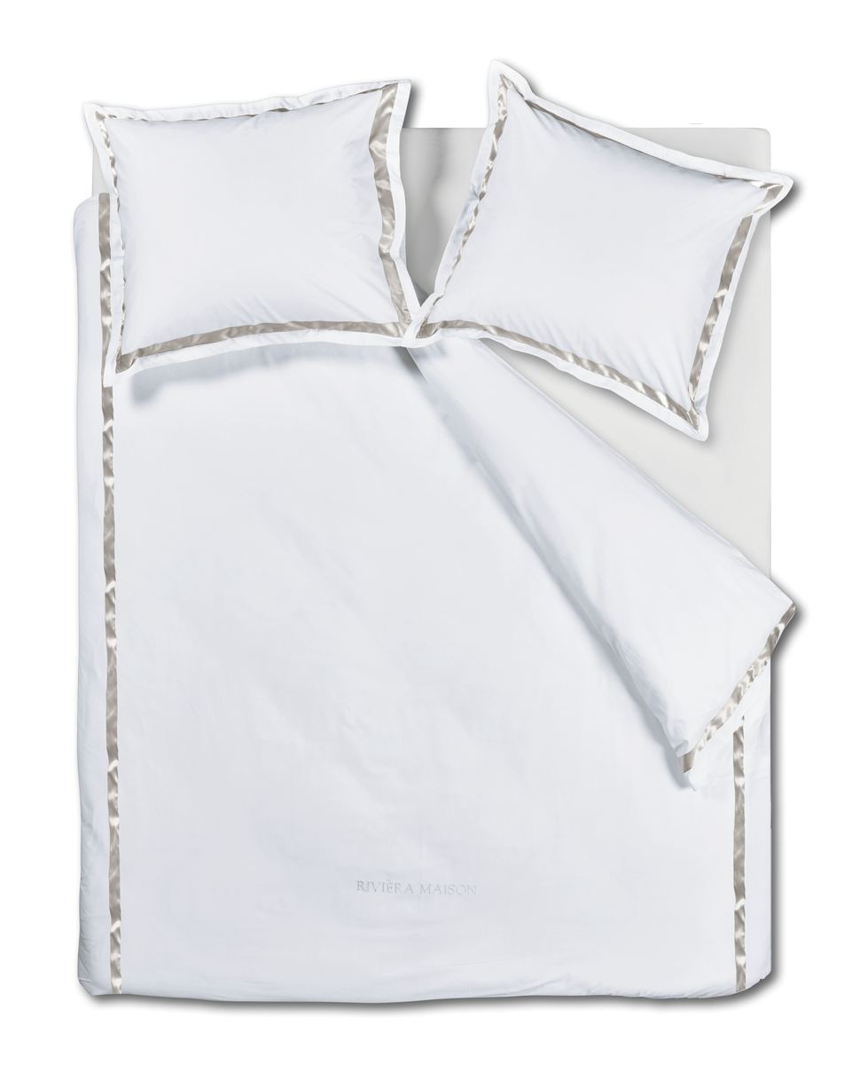 Riviera Maison Dekbedovertrek Whisper White