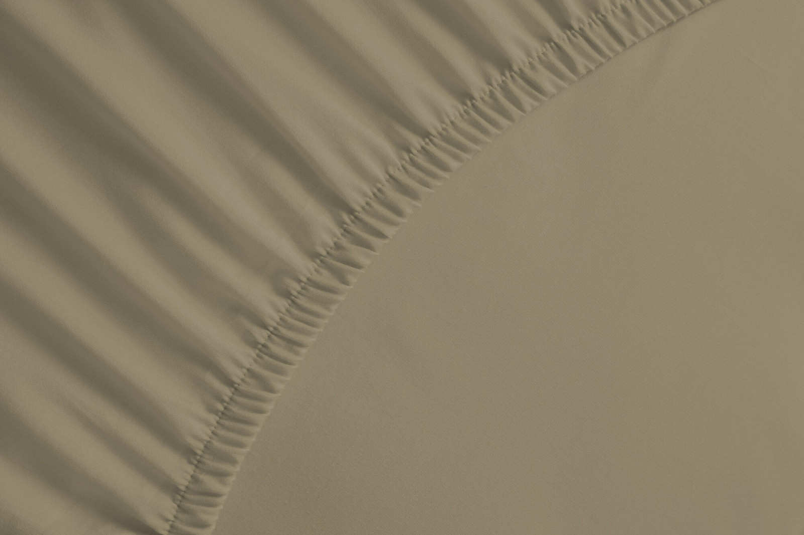 Yellow Hoeslaken Percale Natural 100% Katoen-Perkal