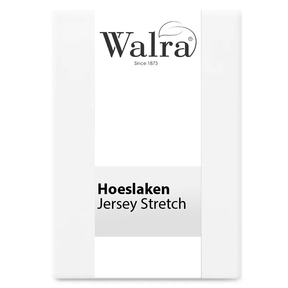 WALRA Hoeslaken Jersey Stretch Wit