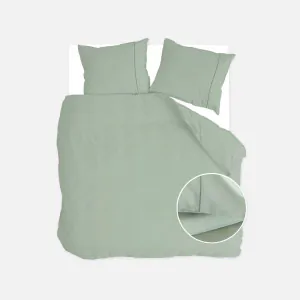 Walra Dekbedovertrek Remade Uni Essence Groen