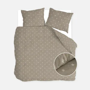 Walra Dekbedovertrek Remade Rustic Grace Taupe