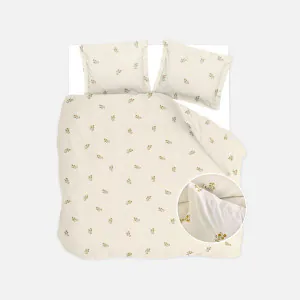 Walra Dekbedovertrek Sunset Blossom Off White