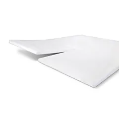 Byrklund Hoeslakens Bed Basics Jersey Split-Topper Wit