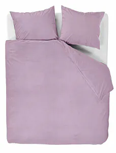 At Home by BeddingHouse Cosy Corduroy Dekbedovertrek - Lila