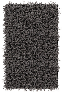 Heckettlane Classic-Anthracite Badmat Onda 60x100 cm, gemaakt van 60% Katoen 40% Polyester
