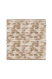 Heckettlane Forest-Sand Badmat Brenda 60x60 cm, gemaakt van 60% Katoen 40% Polyester