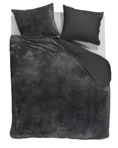 Riviera Maison Tendre Dekbedovertrek - Grijs 260 x 200/220 cm + 2x 60 x 70 cm