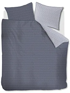 Riviera Maison Dekbedovertrek Twisted Blauw