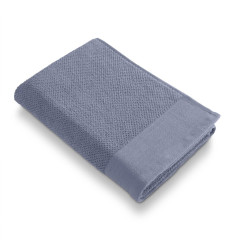 Walra Badlaken Soft Cotton Popcorn Blauw 70x140