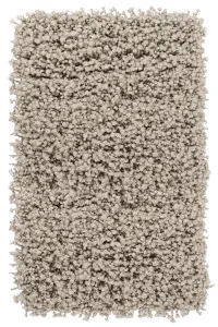 Heckettlane Light-Grey Badmat Onda 60x100 cm, gemaakt van 60% Katoen 40% Polyester
