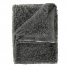 Heckettlane Classic-Grey Plaid Perle 140x200 cm, gemaakt van Fake Fur