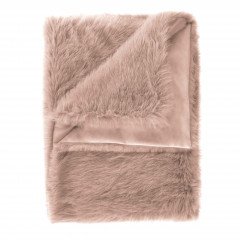 Heckettlane Shady-Pink Plaid Perle 140x200 cm, gemaakt van Fake Fur