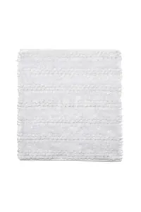 Heckettlane White Badmat Roberto 60x60 cm, gemaakt van 60% Katoen 40% Polyester