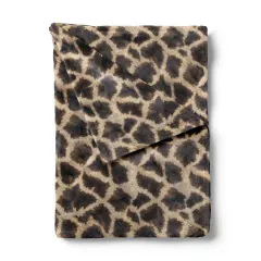 ZoHome Brown Plaid Giraffe 140x200 cm, gemaakt van 100% Polyester