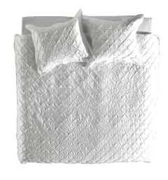 Yellow Dekbedovertrek Como-4 White