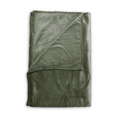 ZoHome Olive-Green Plaid Cara 140x200 cm, gemaakt van 100% Polyester