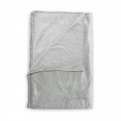 ZoHome Pearl-Grey Plaid Cara 140x200 cm, gemaakt van 100% Polyester
