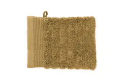 Heckettlane Bath Prestige Washandje Ochre Yellow 16x21cm set van 3 stuks