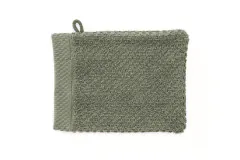 Heckettlane Bath Grant Washandje Army Green 16x21cm set van 3 stuks