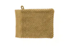 Heckettlane Bath Grant Washandje Ochre Yellow 16x21cm set van 3 stuks