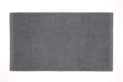 Heckettlane Bath Grant Badhanddoek Classic Anthracite 60x110cm set van 2 stuks