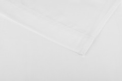 ZoHome White Laken Satinado-sheet 270x290 cm, gemaakt van 100% Katoen-Satijn