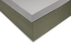 Zohome Hoeslaken Satinado topper Grijs 100% Katoen-Satijn