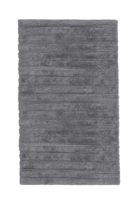 Heckettlane Anthracite Badmat Vivienne 70x120 cm, gemaakt van 100% Katoen