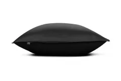 ZoHome Night-Black 2 Kussenslopen Satinado 50x50 cm, gemaakt van 100% Katoen-Satijn