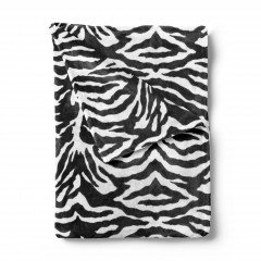 ZoHome Brown Plaid Zebra 140x200 cm, gemaakt van 100% Polyester