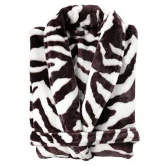 Zo!Home Badjas Zebra Brown