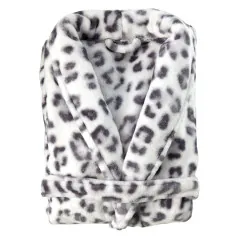 Zo!Home Badjas Snow-Leopard Grey
