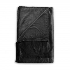ZoHome Deep-Black Plaid Cara 140x200 cm, gemaakt van 100% Polyester