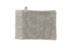 Heckettlane Bath-Premium Washand 16x21 cm (3 stuks) Grijs, gemaakt van 100% Katoen
