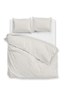 Zohome Dekbedovertrek Linea-di-Satinado Off-white