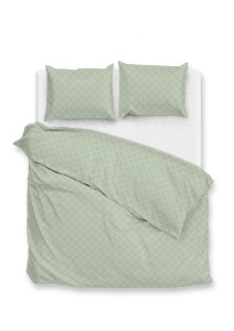 Zohome Dekbedovertrek Linea-di-Satinado Foam-Green