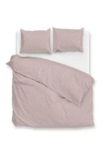 Zohome Dekbedovertrek Linea-di-Satinado Shady-Pink
