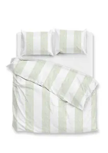 Zohome Dekbedovertrek Tratti-di-Satinado Foam-Green