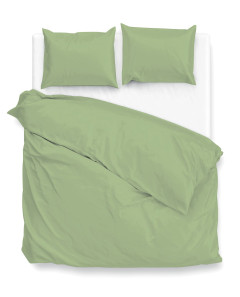 Zohome Dekbedovertrek Satinado Sage-Green