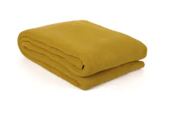 Yellow Honey-Gold Sprei Ica 180x260 cm, gemaakt van 100% Katoen