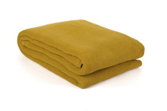 Yellow Honey-Gold Sprei Ica 270x260 cm, gemaakt van 100% Katoen