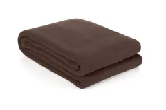 Yellow Maroon-Brown Sprei Ica 180x260 cm, gemaakt van 100% Katoen