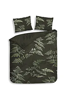 Heckett & Lane Dekbedovertrek Rua Forest-Green