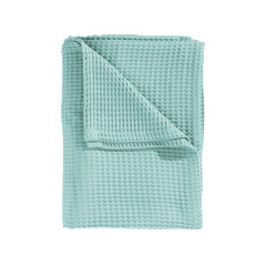Heckettlane Sea-Green Wafel-Sprei 240x260 cm, gemaakt van 65% Gerecycled Katoen 35% Andere Vezels