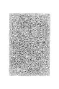 Heckettlane Ash-Grey Badmat Fergana 60x100 cm, gemaakt van 100% Katoen